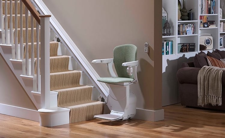 Stannah Starla stairlift for straight stairs