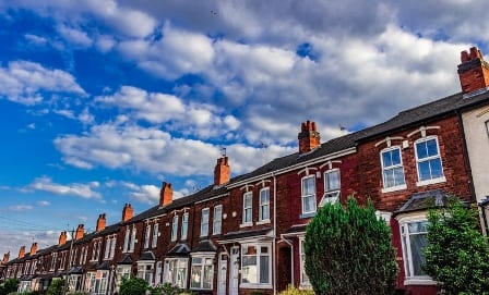 Row of terraced houses