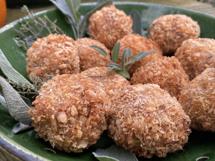 Val Stone's Festive Quail Scotch Eggs