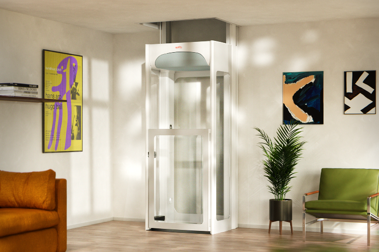 Uplifts - electrically powered homelifts installed at a living room