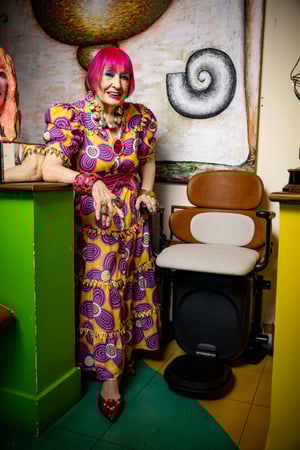 Zandra Rhodes and Stannah Joya